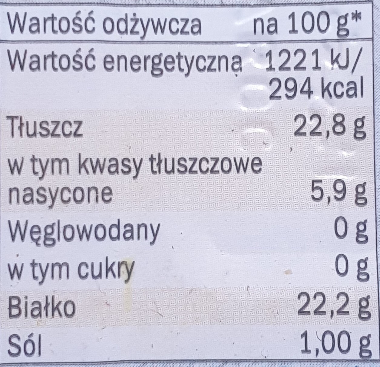 Sardines à l'huile de tournesol - Wartości odżywcze - pl