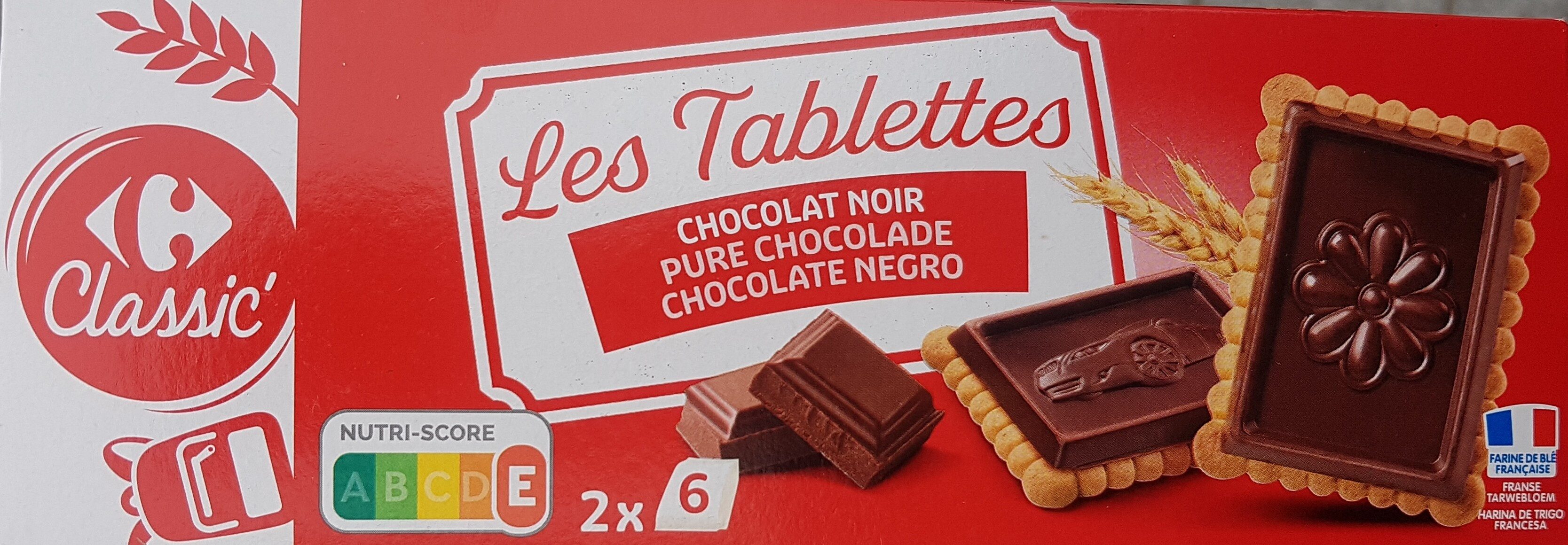 Les Tablettes CHOCOLAT NOIR - Produkt - fr