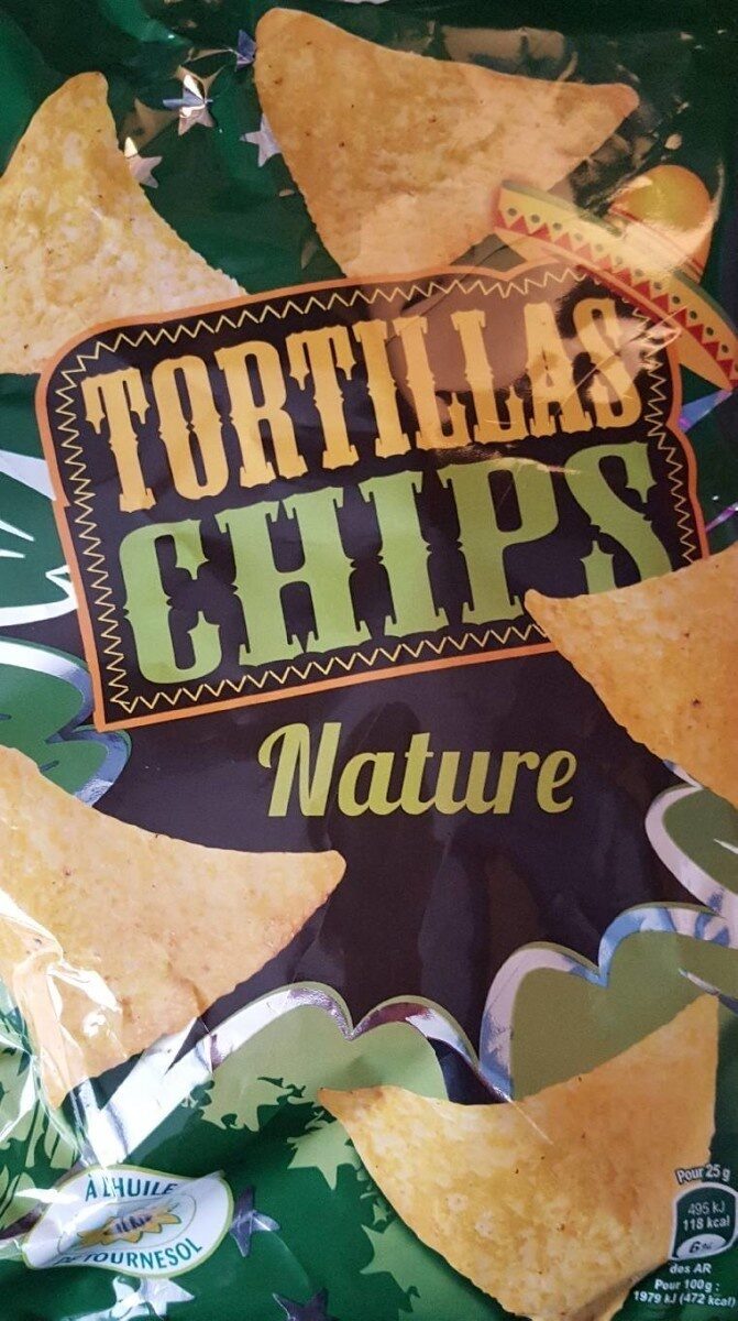 Tortillas chips - Wartości odżywcze - fr