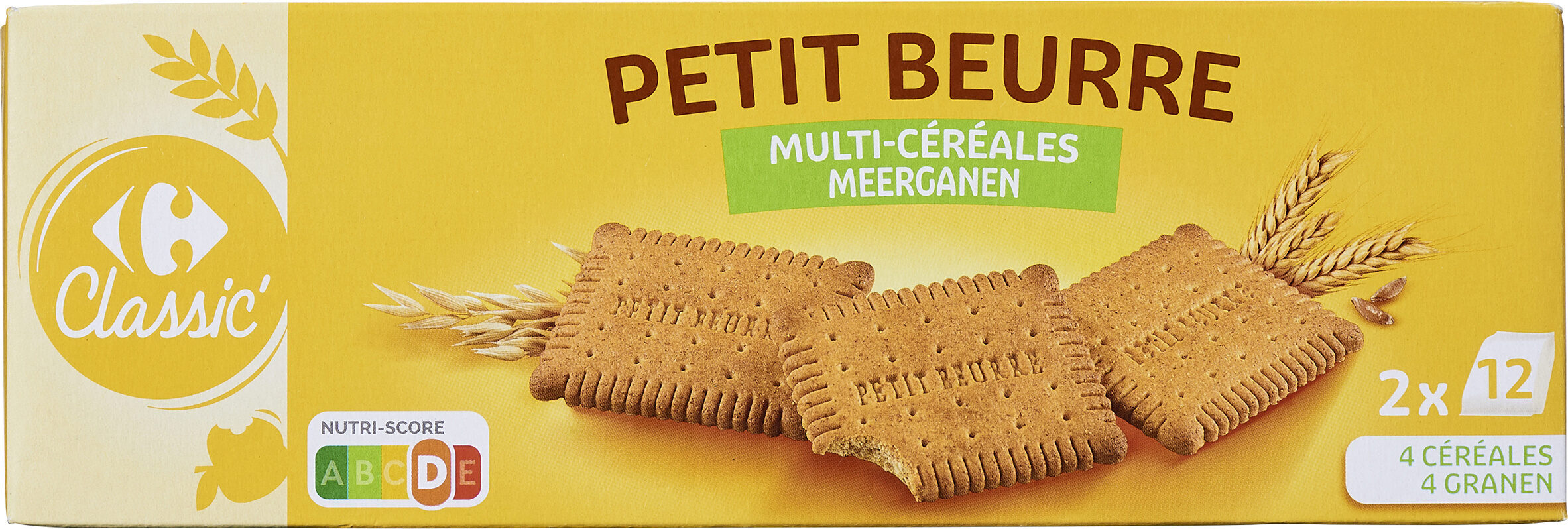 Petit beurre multi céréales - Produkt - fr