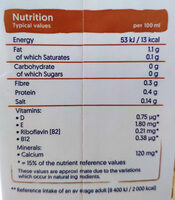 Almond no sugars - Wartości odżywcze - en