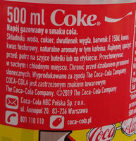 Coca-Cola Original Taste - Składniki - pl