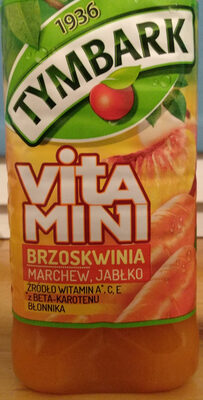 Sok z brzoskwiń, marchwi i jabłek z dodatkiem witamin C i E. - Produkt - pl