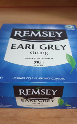 Herbata czarna aromatyzowana Earl Grey Strong w torebkach do zaparzania - Produkt - pl