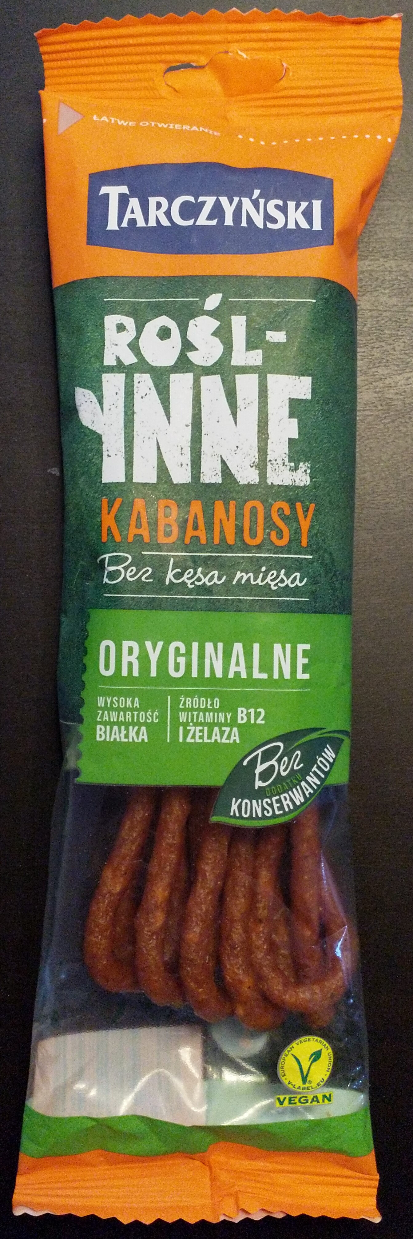 Rośl-inne Kabanosy Oryginalne - Produkt - pl
